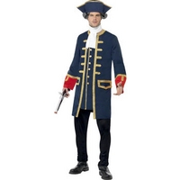 fancy dress pirate captain costume
