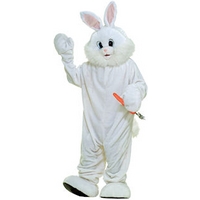 Fancy Dress - Deluxe Plush Bunny Rabbit Mascot Costume