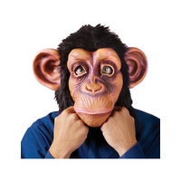 fancy dress comical chimp mask