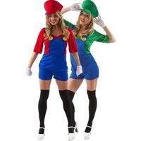 Fancy Dress - Female Super Plumber & Super Plumber\'s Mate Combination