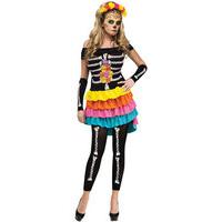 Fancy Dress - Women\'s Day Of The Dead Skeleton Costume