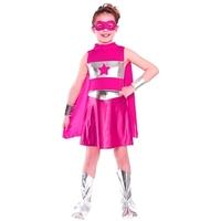 Fancy Dress - Child Super Hero Costume Pink