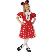 Fancy Dress - Child Red Glitz Minnie Mouse Costume