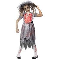 fancy dress child halloween zombie bride costume