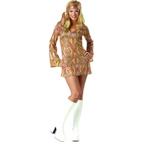 fancy dress disco dolly 70s costume