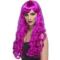fancy dress desire wig purple