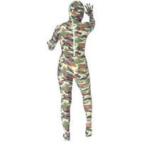 fancy dress camouflage morphsuit