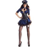 fancy dress police woman costume body shaper