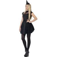 fancy dress teen halloween glitter witch costume