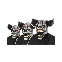 fancy dress halloween clown ani motion mask