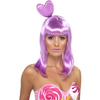 fancy dress candy queen wig