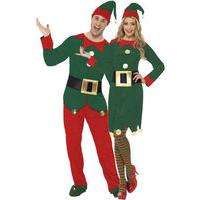 fancy dress elf couple costumes