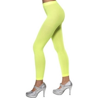 Fancy Dress - Footless Tights NEON GREEN