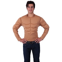 fancy dress muscle chest top