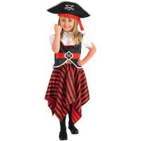 fancy dress child girl pirate costume