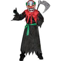 fancy dress child crazy clown costume