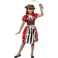 fancy dress girls pirate captain costume