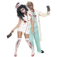 fancy dress zombie nurse doctor combination