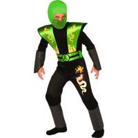 fancy dress child green ninja warrior fancy dress costume