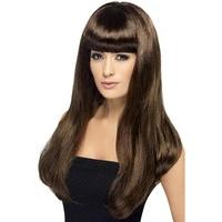 fancy dress babelicious wig brown