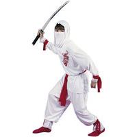Fancy Dress - Child White Ninja Costume