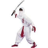 fancy dress child white ninja costume