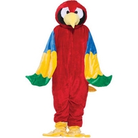 fancy dress parrot mascot deluxe