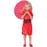 Fancy Dress - Child Red Chinese Girl Costume