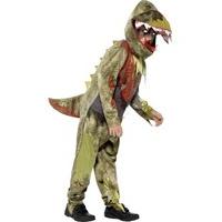 fancy dress child halloween deluxe deathly dinosaur costume