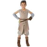 Fancy Dress - Star Wars Child Rey Deluxe Costume