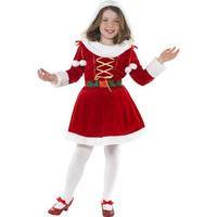 fancy dress child little miss santa costume