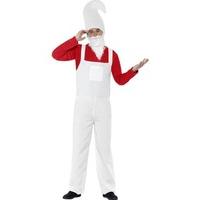 fancy dress male red garden gnome costume