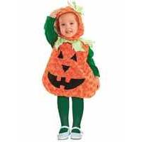 Fancy Dress - Plush Toddler Pumpkin Costume