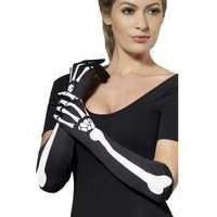 Fancy Dress - Skeleton Gloves