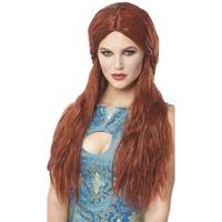 Fancy Dress - Barbarian Bride Wig  Natural Red