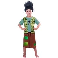 fancy dress child boys trolls branch costume