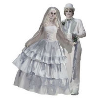 Fancy Dress - Dead Groom & Bride Couple Costumes