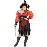 Fancy Dress - Buccaneer Beauty Pirate Costume (Plus Size)