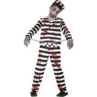 Fancy Dress - Child Halloween Zombie Convict Costume