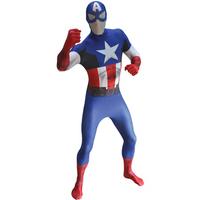 Fancy Dress - Captain America Morphsuit