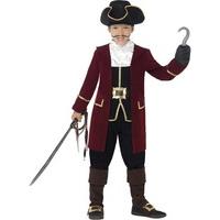 fancy dress child deluxe pirate captain costume