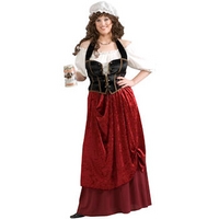 Fancy Dress - Tavern Wench Costume (Plus Size)