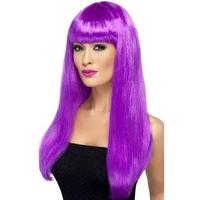 fancy dress babelicious wig purple