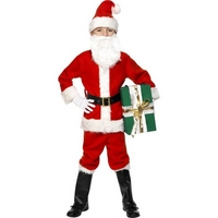 Fancy Dress - Child Deluxe Santa Costume