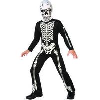 fancy dress child skeleton jumpsuit fancy dress costume