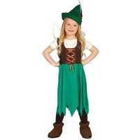 fancy dress child robin girl costume