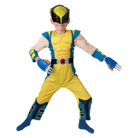 fancy dress child wolverine costume deluxe