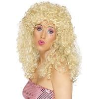 fancy dress boogie babe wig blonde