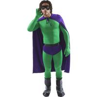 Fancy Dress - Green and Purple Crusader Superhero Costume