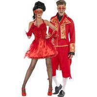 Fancy Dress - Devil Masquerade Couple Costumes